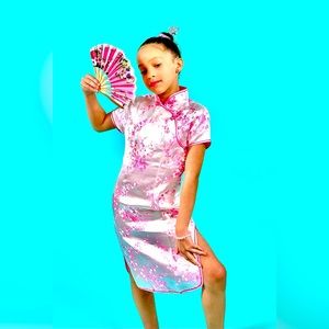 Worn only once for photo shoot. A cute authentic dress from Chinatown in LA